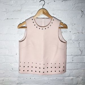 Kate Spade Madison Avenue Pink Top w/ Silver Studs
